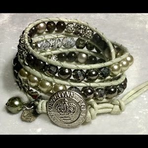 Completely Handmade Triple Wrap Bracelet